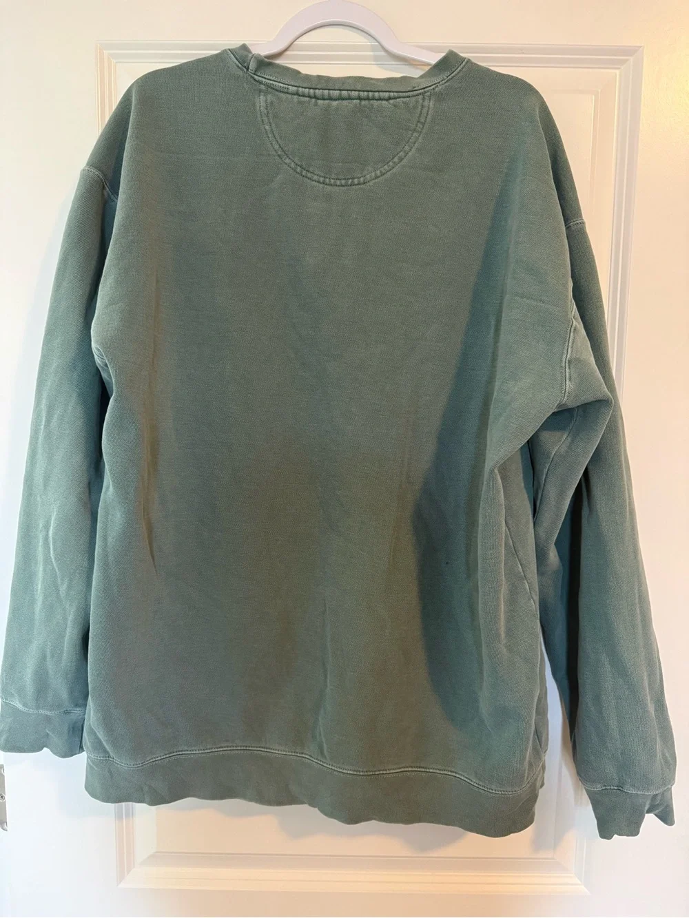 Taylor Swift "you heard the rumors from Inez" Green Embroidered sweatshirt - Picture 4 of 5